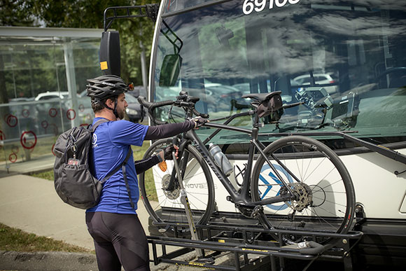 Comment prendre le Vélobus à Sherbrooke
