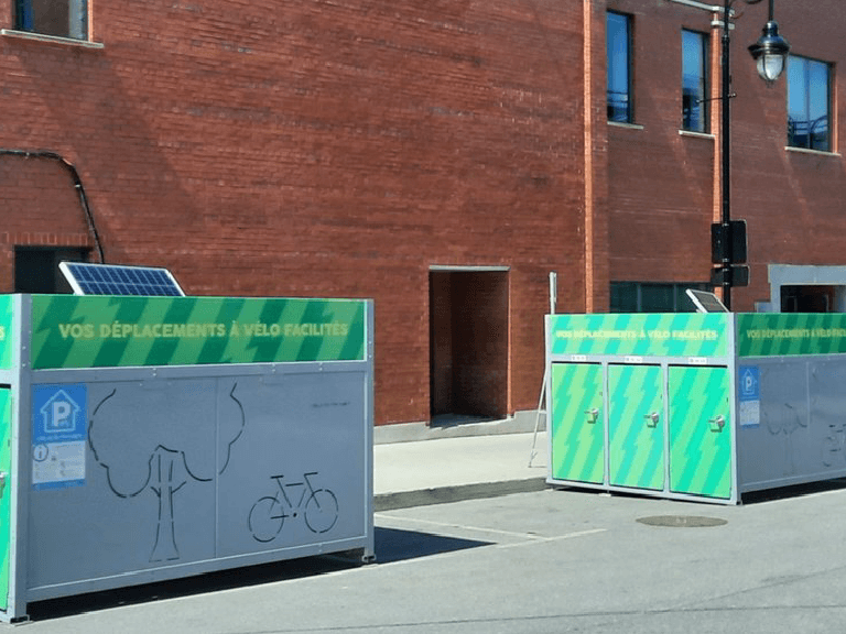 Des casiers sécurisés pour vélos